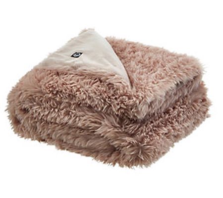 Cozy Tyme Mir 50"x60" Faux Lamb Fur Throw by In spired Home