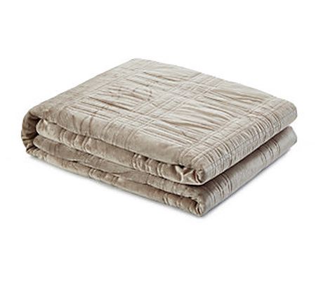 Cozy Tyme Shaka Weighted King Blanket Taupe Pol yester