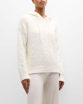 CozyChic Hooded Teddy Pullover
