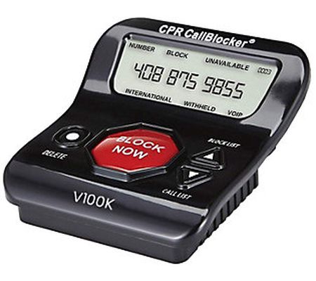 CPR Call Blocker & Display w/ 100k Pre-Blocked Phone Numbers