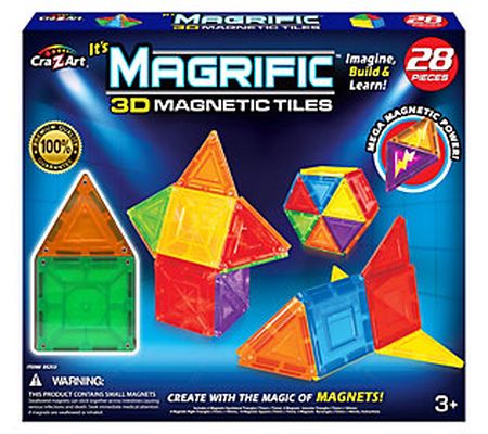Cra-Z-Art Magrific 3D Magnetic Tiles