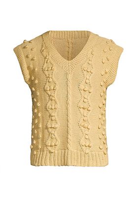 Craft Heritage Cable-Knit Cotton Sweater Vest