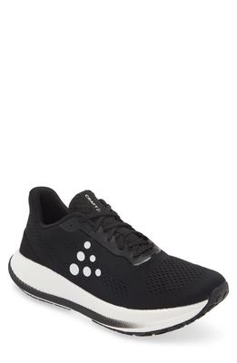 Craft Pacer Running Shoe in Black/White