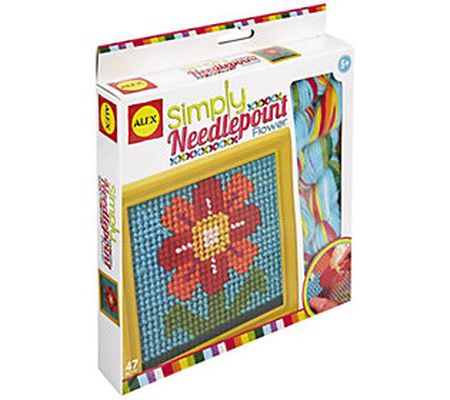 Craft Simply Needlepoint Flower Kids Art and Cr aft Activity
