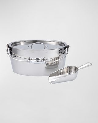 Crafthouse by Fortessa Signature Oval Ice Bucket with Scoop
