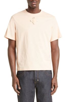 Craig Green Dust Cap Cotton T-Shirt in Peach