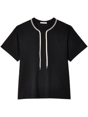 Craig Green Flatlock cotton T-shirt - Black