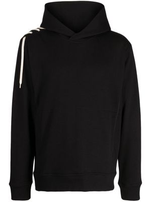 Craig Green lace-up detailing hoodie - Black