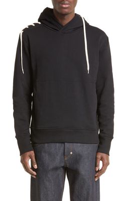 Craig Green Laced Organic Cotton Hoodie in Black