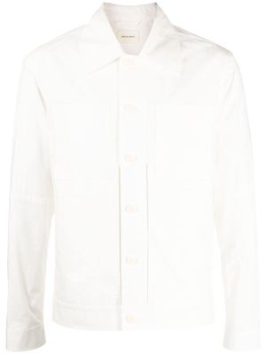 Craig Green long-sleeve button-up shirt jacket - White