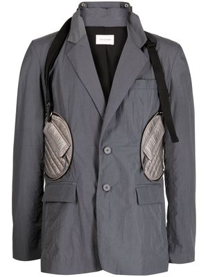 Craig Green Packable single-breasted blazer - Grey