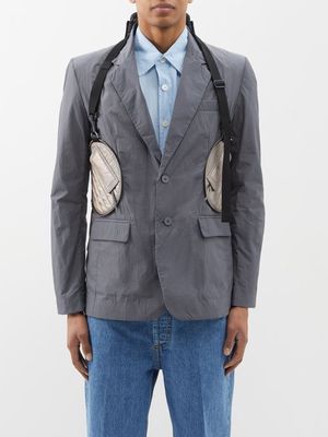 Craig Green - Packable Tailored Nylon Jacket - Mens - Grey