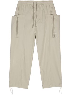 Craig Green poplin cropped trousers - Neutrals