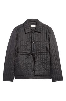 Craig Green Quilted Worker Jacket in Black