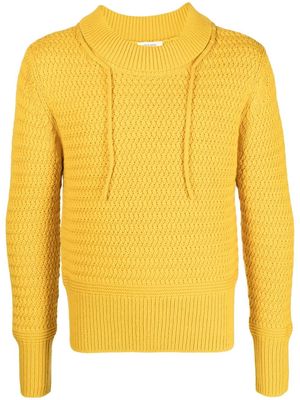 Craig Green ribbed-knit long-sleeved jumper - Yellow