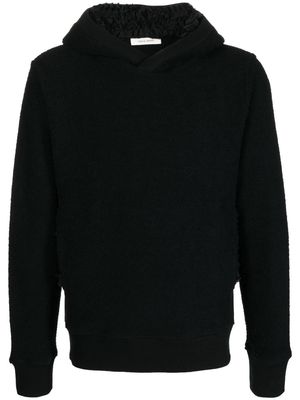 Craig Green ruched-detail long-sleeved hoodie - Black