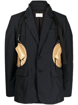 Craig Green single-breasted packable blazer - Black