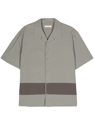 Craig Green stripe-detail poplin cotton shirt - Grey