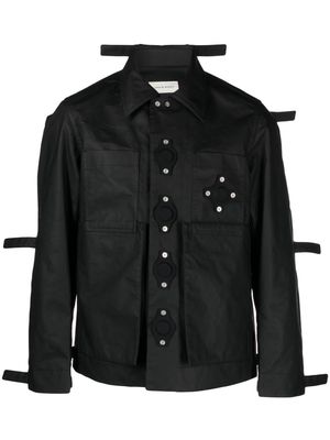 Craig Green Tab eyelet strings bomber jacket - Black