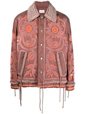 Craig Green Tapestry floral jacket - Orange
