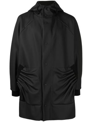 Craig Green tube pleat rain jacket - Black