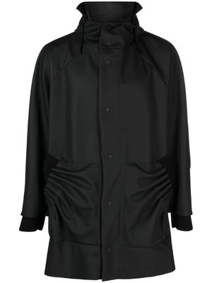 Craig Green Tube Pleat raincoat - Black