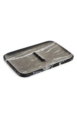 CRAIGHILL Nocturn Catch Marble Tray in Black Marquina