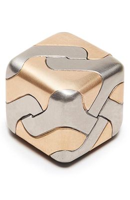 CRAIGHILL Tycho Cube Puzzle in Brass And Stainless Steel