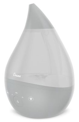 Crane Air Drop 2.0 4-in-1 1-Gallon Cool Mist Humidifier in Grey