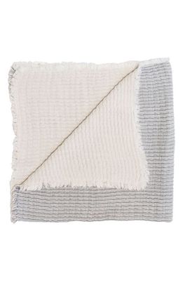 Crane Air Luxe Cotton Baby Blanket in Coastal