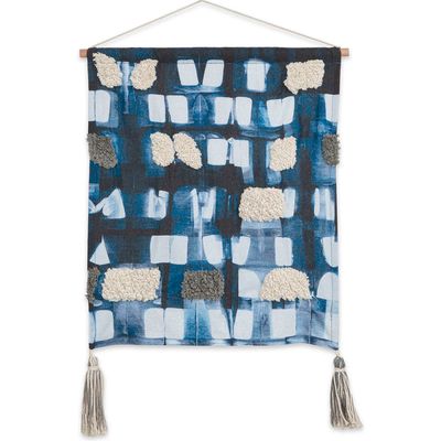 CRANE BABY Colorblock Wall Hanging Art in Blue 