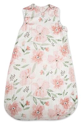 CRANE BABY Cotton Wearable Blanket in Pink Floral