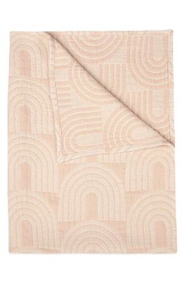 CRANE BABY Jacquard Cotton Blanket in Pink