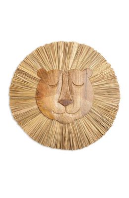 CRANE BABY Lion Head Wall Art in Brown