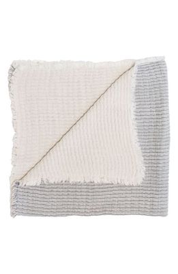 CRANE BABY Luxe Cotton Baby Blanket in Coastal 