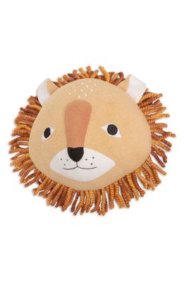 CRANE BABY Plush Lion Head Wall Art in Brown