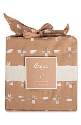 CRANE BABY Quilted Changing Pad Cover in Copper