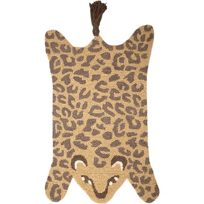 CRANE BABY Safari Animal Accent Rug in Brown 