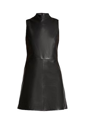 Crawford Upcycled Leather Dress