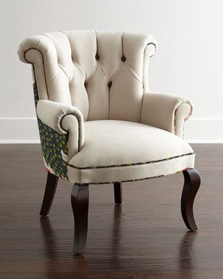 Cream Peacock Chair