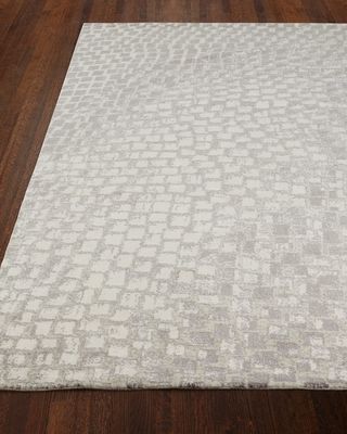 Cream Tile Rug, 12' x 15'