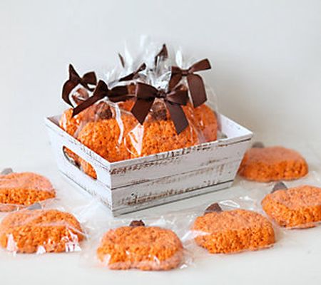 Creative Crispies 12-Pc Pumpkin Treat Basket