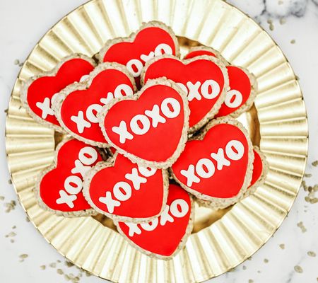 Creative Crispies 12-Pc Valentine's XOXO Conver sation Hearts