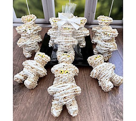 Creative Crispies 12-Piece Mummy Bear Rice Cris pie Treats