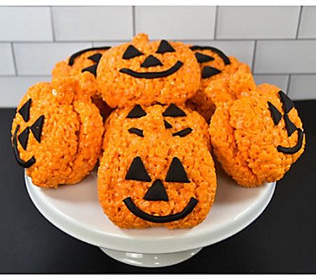 Creative Crispies 12pc Pumpkin Face Treats