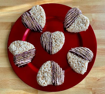 Creative Crispies 6-pc Valentine's Day Chocolat e Heart Treats