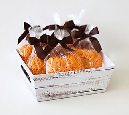 Creative Crispies 6-Piece Pumpkin Treat Basket