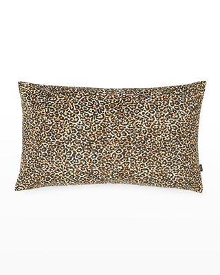 Creatures of Curiosity Rectangular Leopard Print Pillow