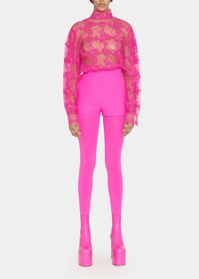 Crepe Couture Tailored Shorts
