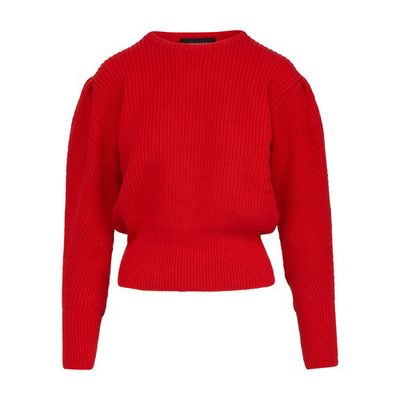 Crewneck With Puff Sleeves